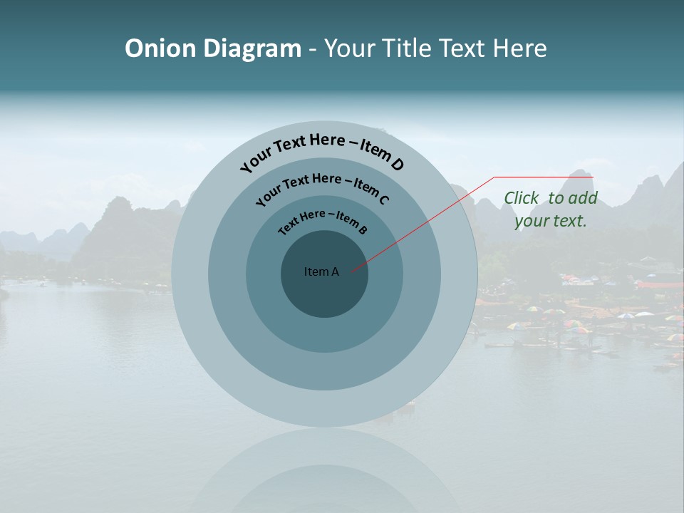 Karst Vacation Pinyin PowerPoint Template