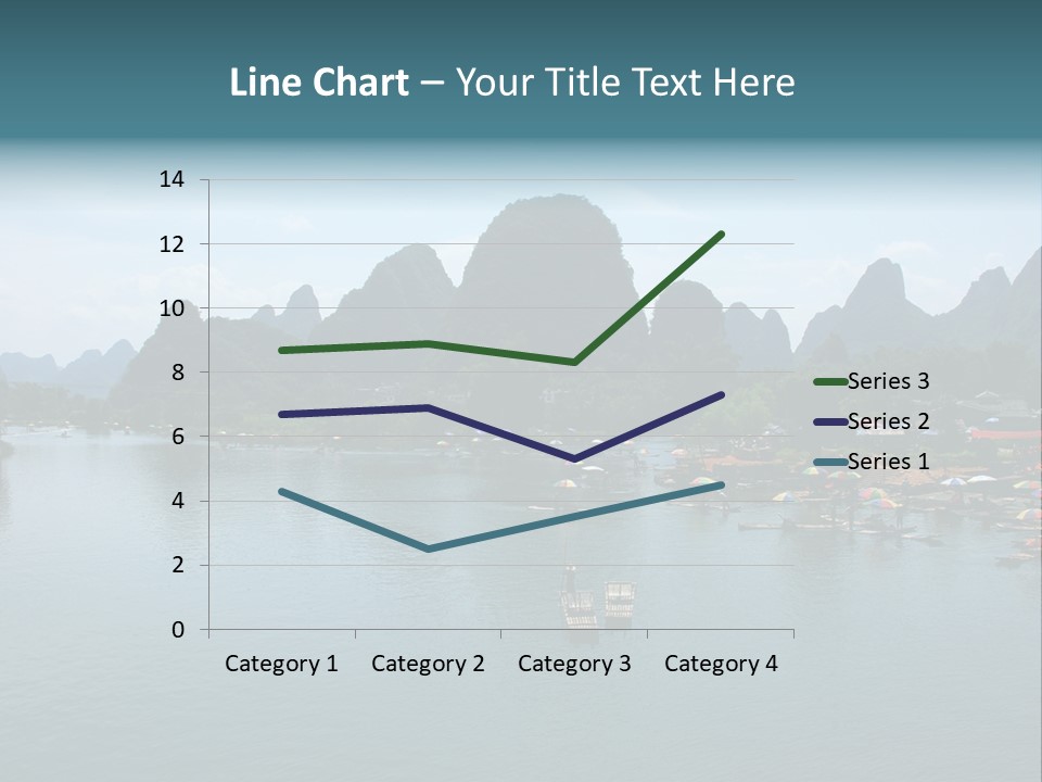 Karst Vacation Pinyin PowerPoint Template