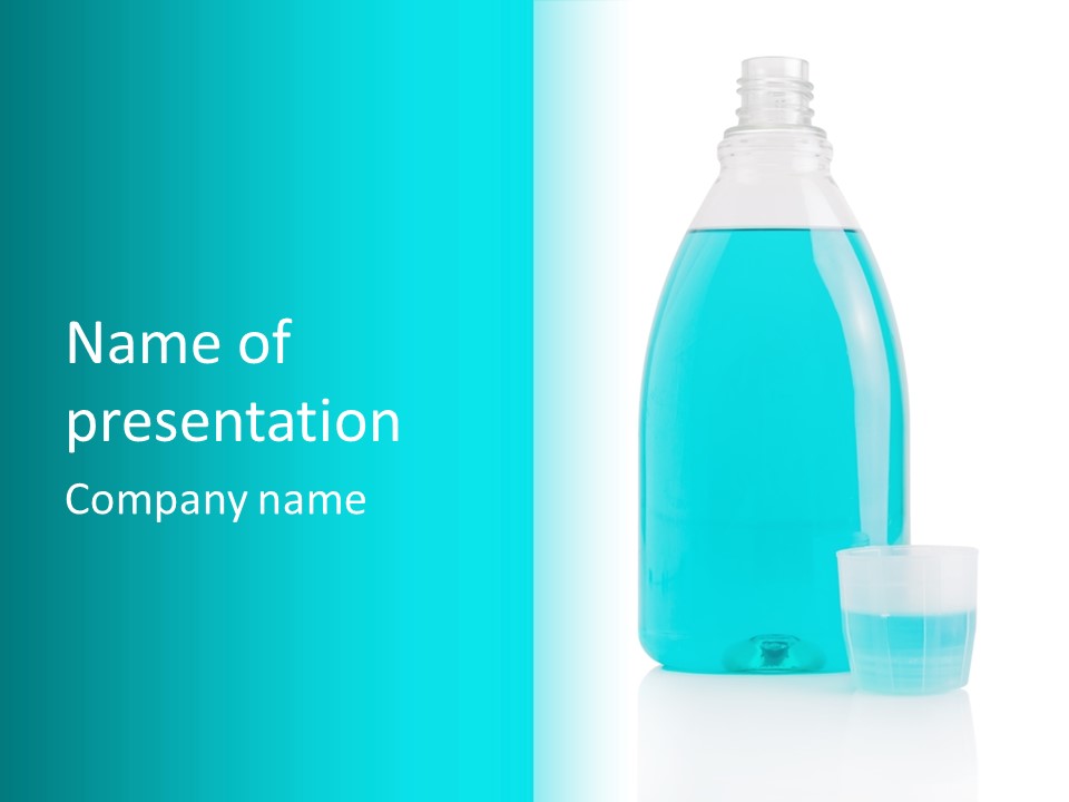 Mint Healthcare Plastic PowerPoint Template