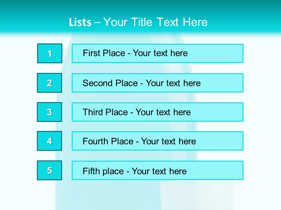 Mint Healthcare Plastic PowerPoint Template