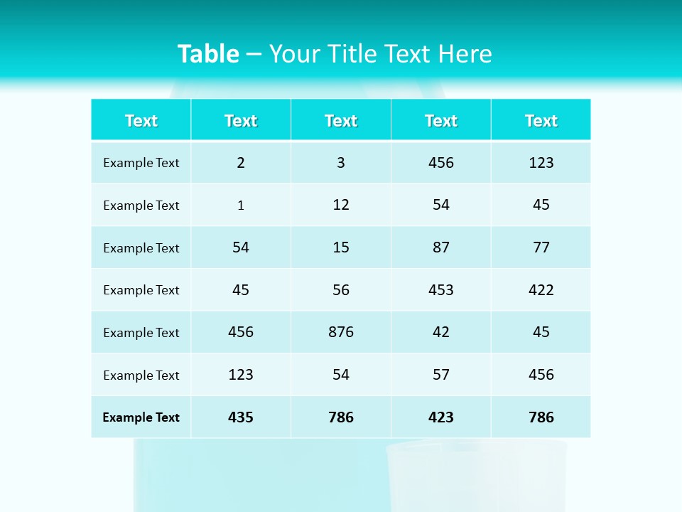Mint Healthcare Plastic PowerPoint Template