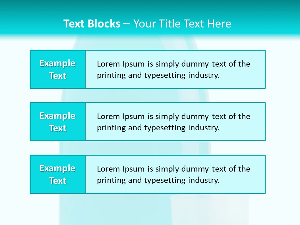 Mint Healthcare Plastic PowerPoint Template