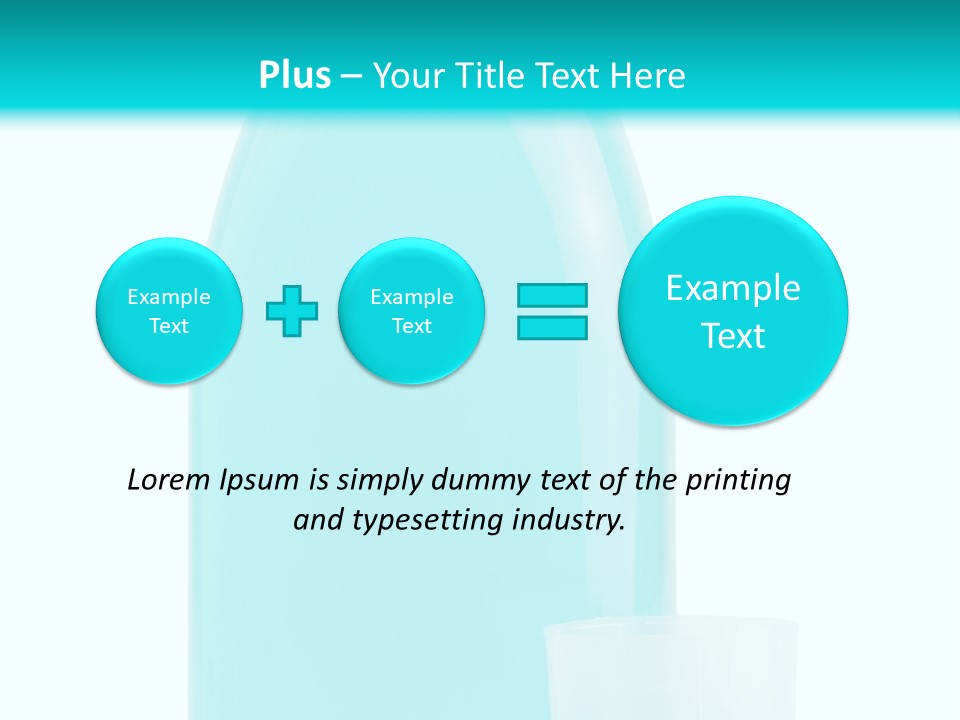 Mint Healthcare Plastic PowerPoint Template