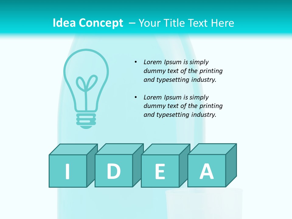 Mint Healthcare Plastic PowerPoint Template