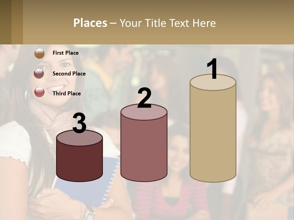 College Smile Book PowerPoint Template