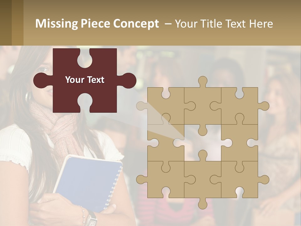 College Smile Book PowerPoint Template