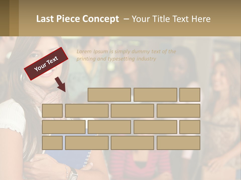 College Smile Book PowerPoint Template