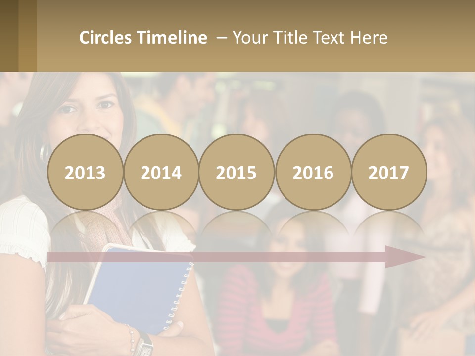 College Smile Book PowerPoint Template