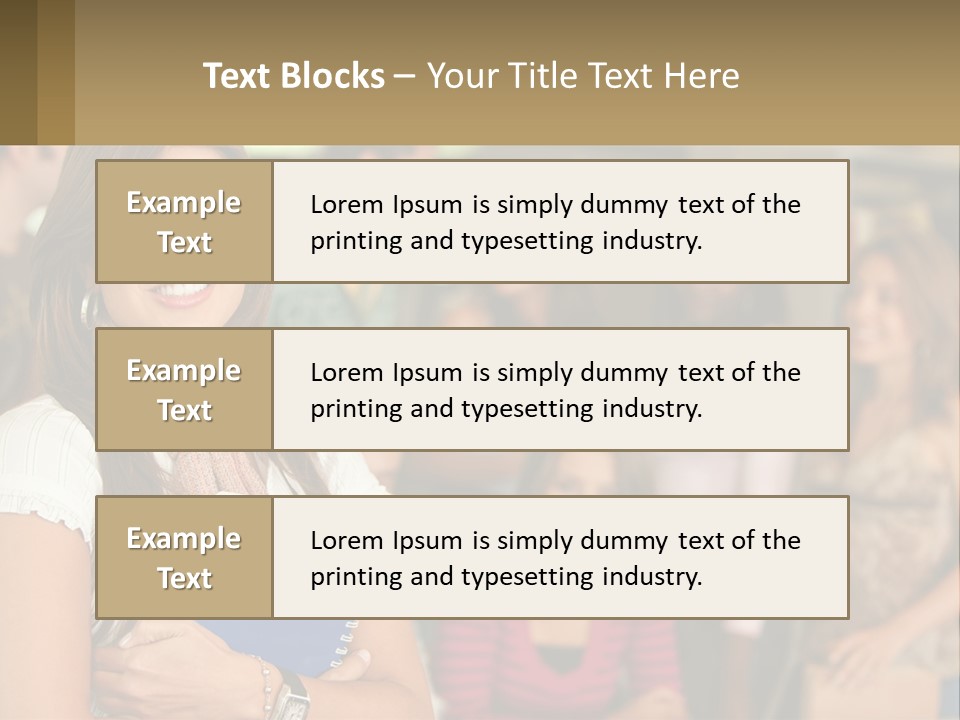 College Smile Book PowerPoint Template
