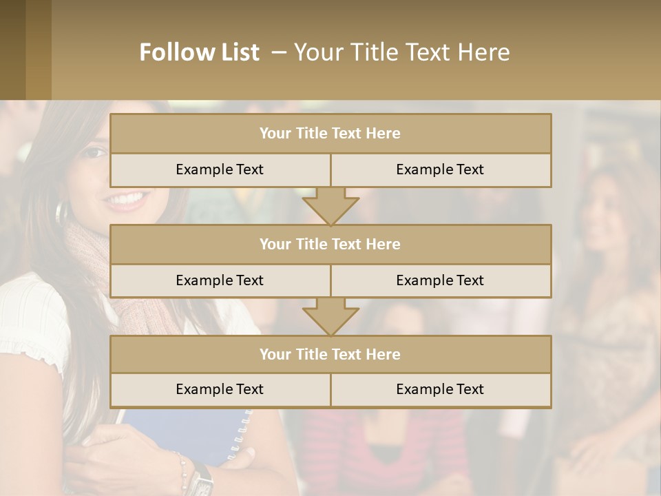 College Smile Book PowerPoint Template