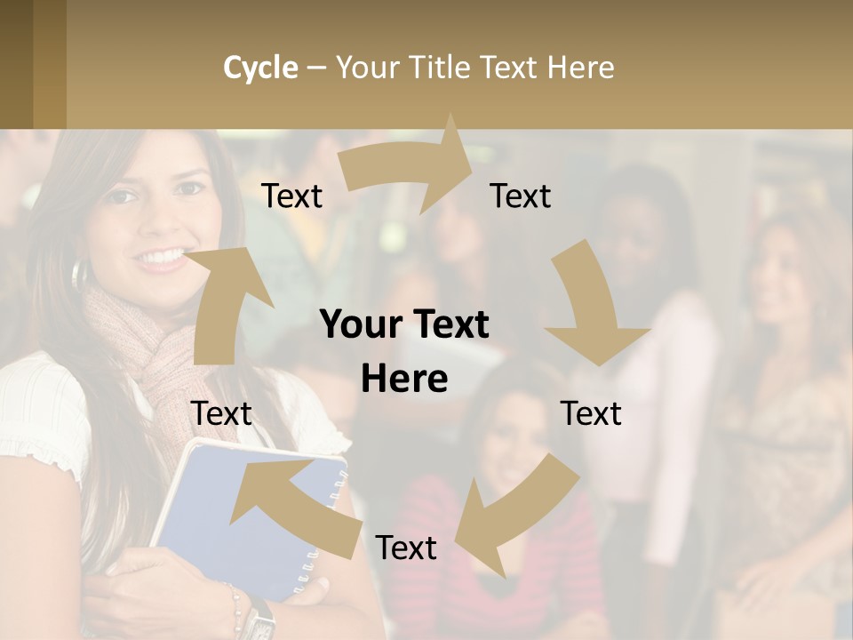College Smile Book PowerPoint Template