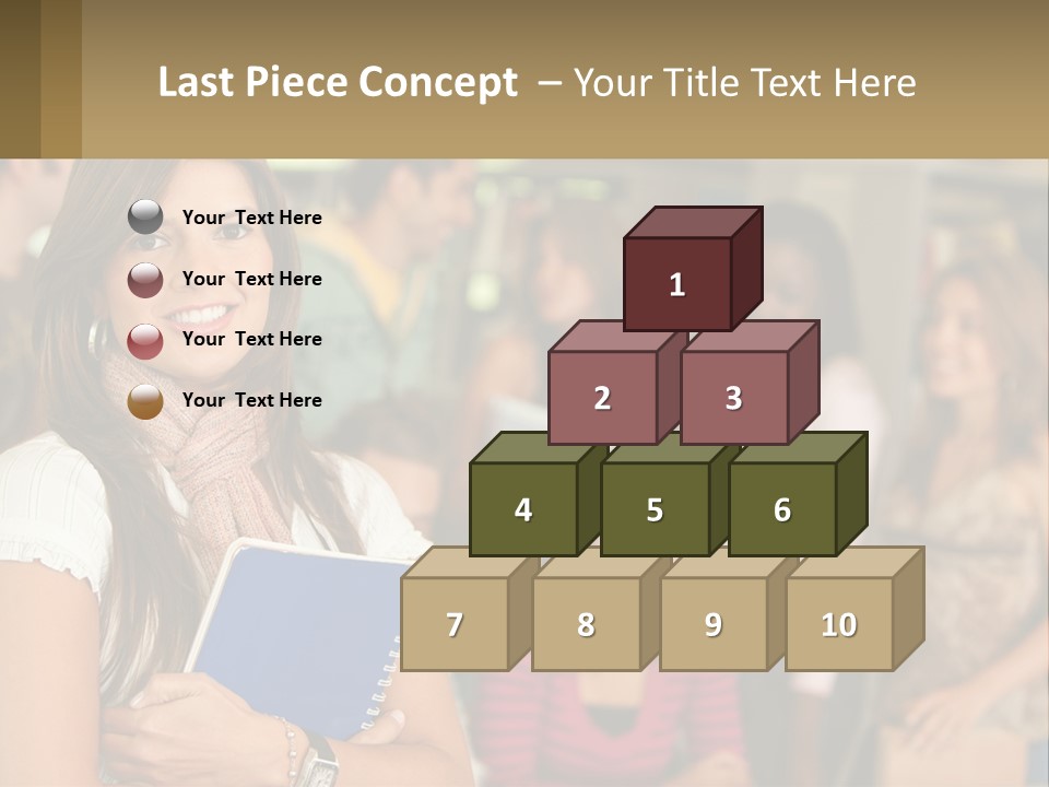 College Smile Book PowerPoint Template