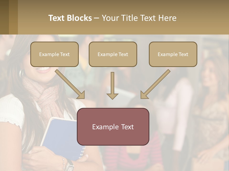 College Smile Book PowerPoint Template