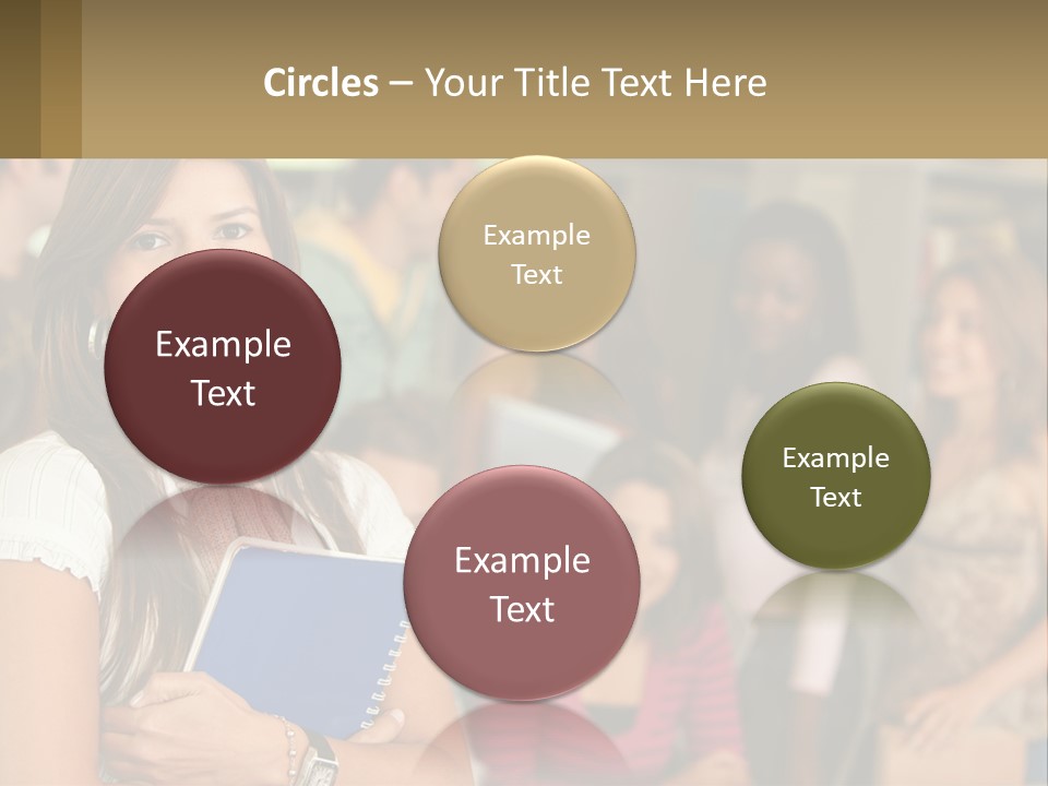 College Smile Book PowerPoint Template