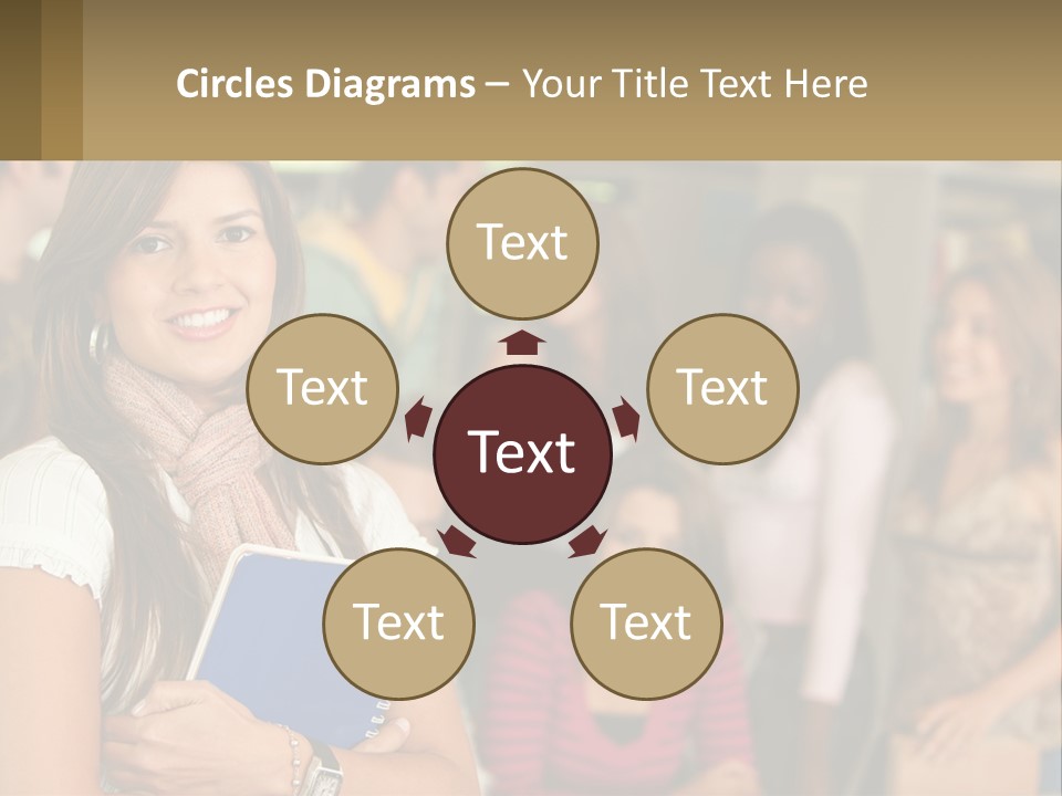 College Smile Book PowerPoint Template