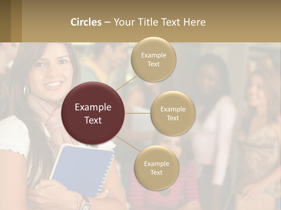 College Smile Book PowerPoint Template