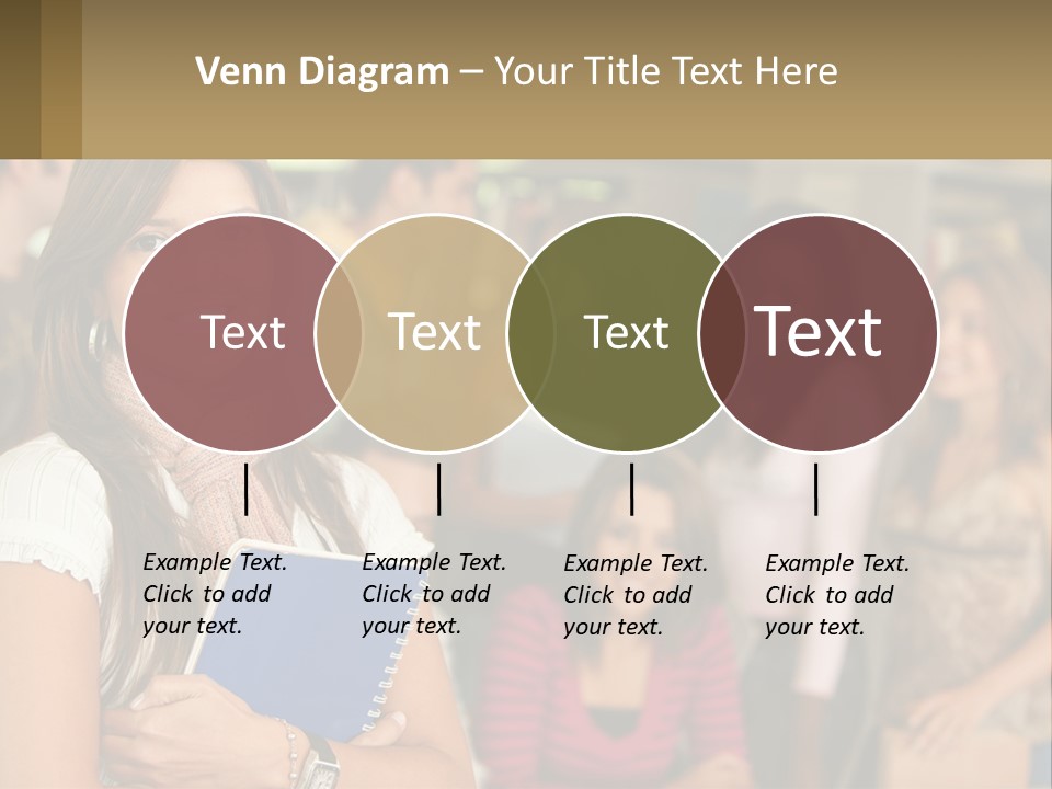 College Smile Book PowerPoint Template