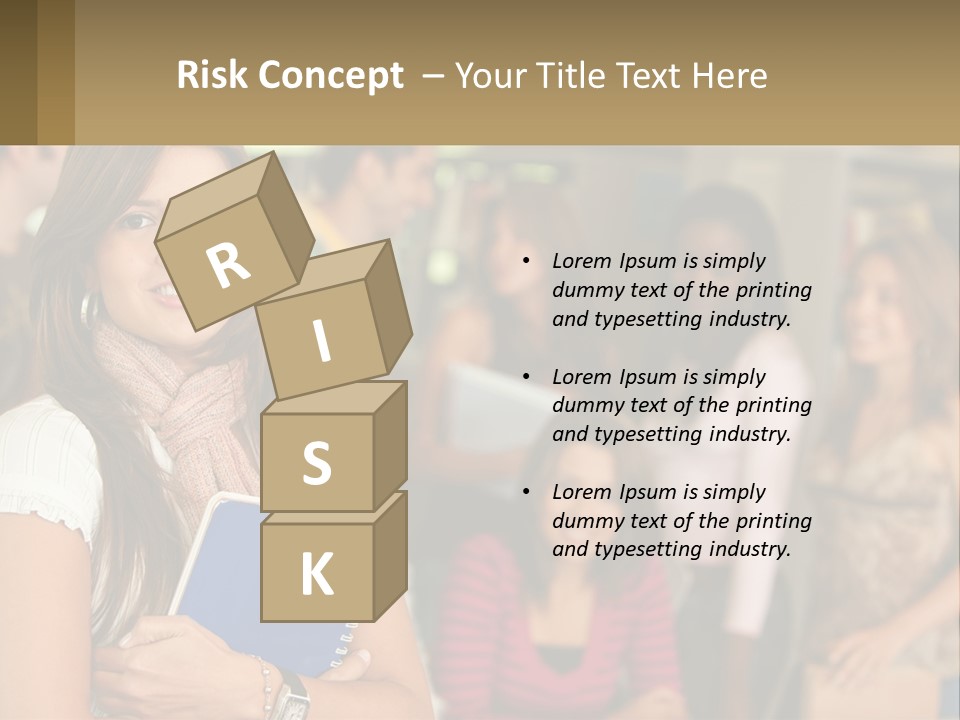 College Smile Book PowerPoint Template