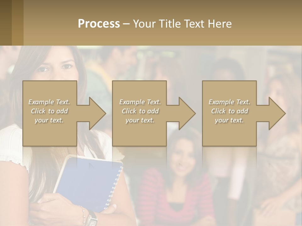 College Smile Book PowerPoint Template