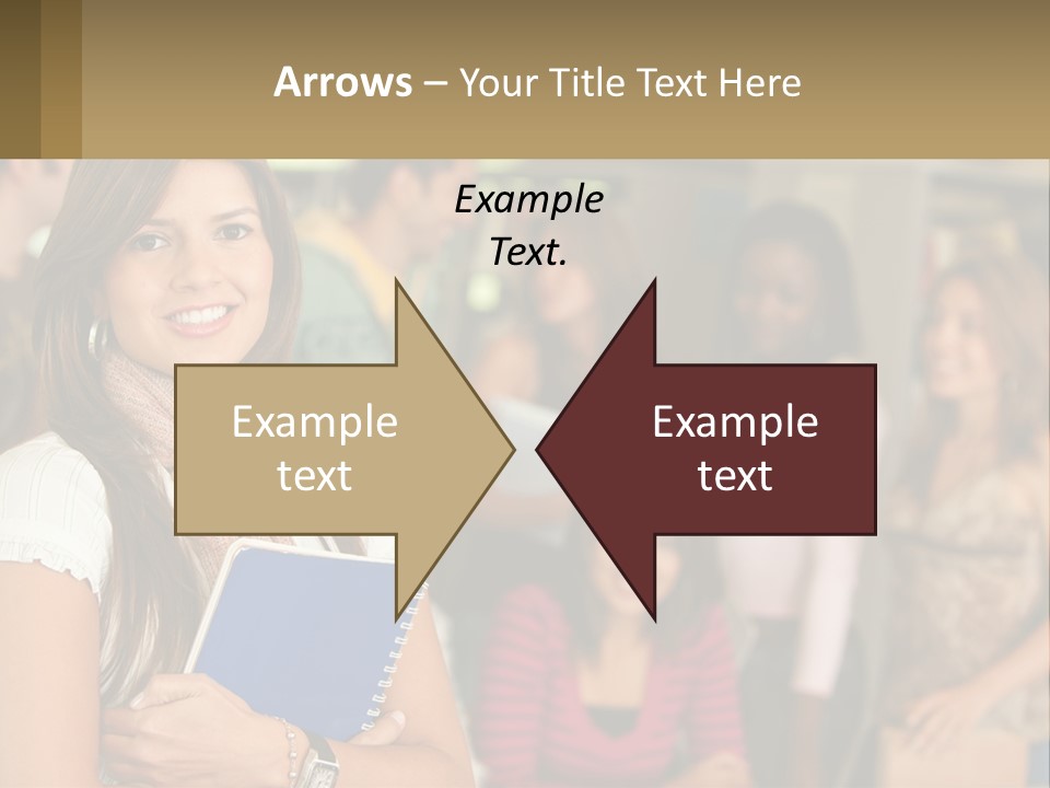 College Smile Book PowerPoint Template