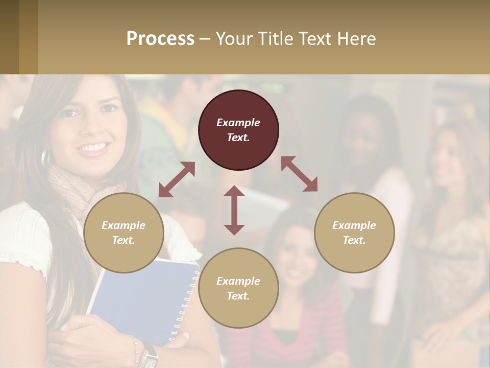 College Smile Book PowerPoint Template