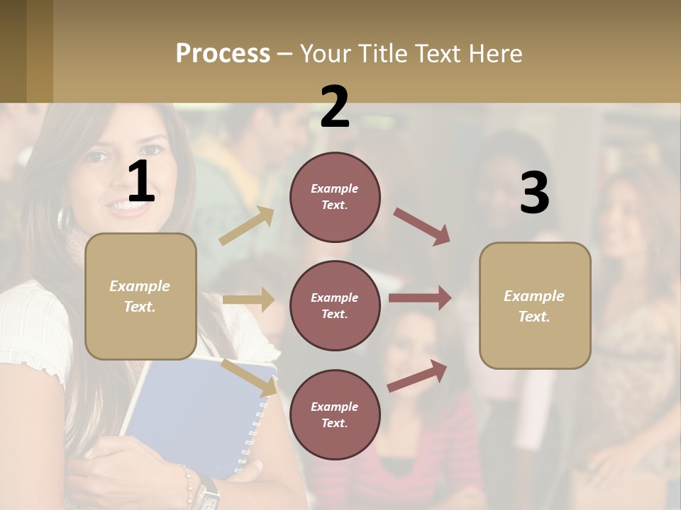 College Smile Book PowerPoint Template