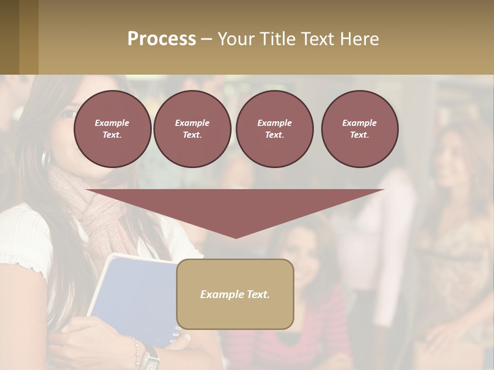 College Smile Book PowerPoint Template