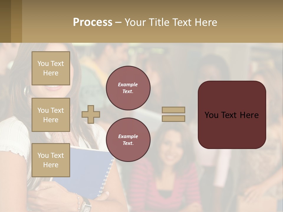 College Smile Book PowerPoint Template