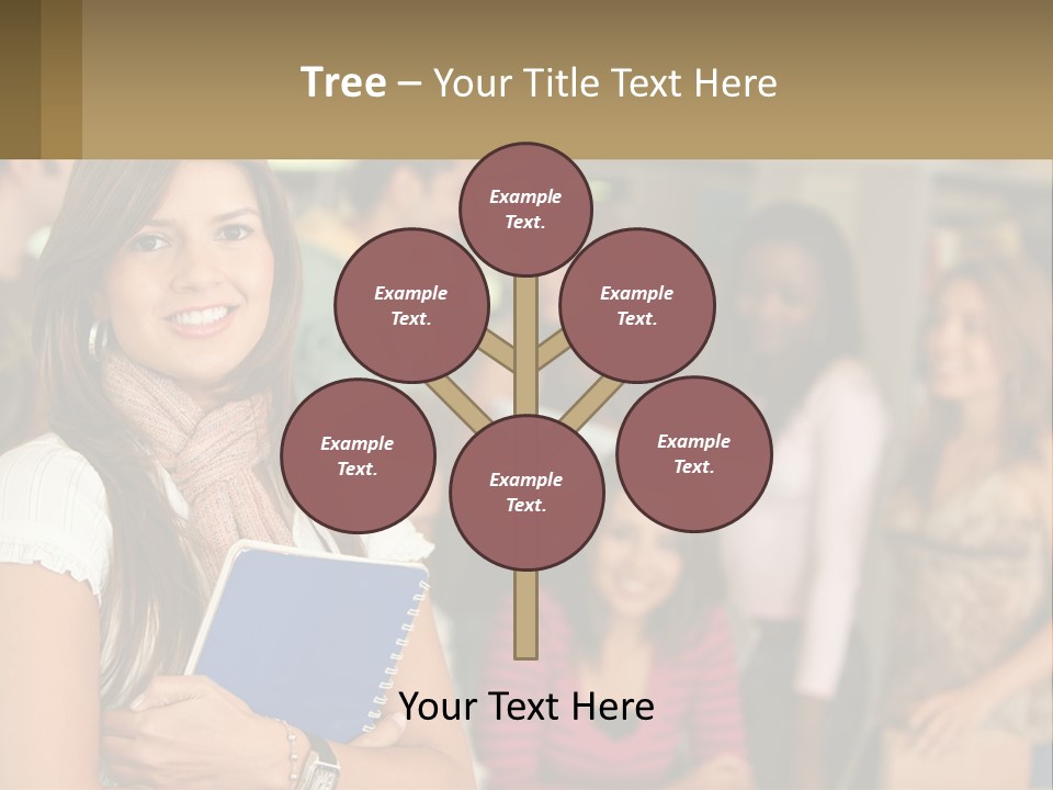 College Smile Book PowerPoint Template