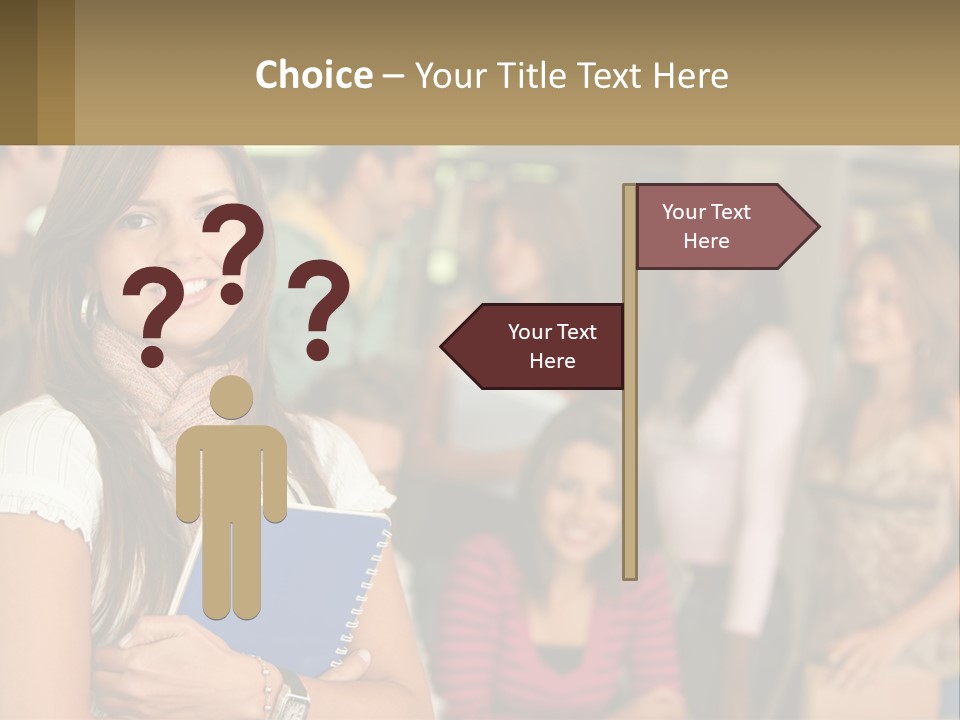 College Smile Book PowerPoint Template