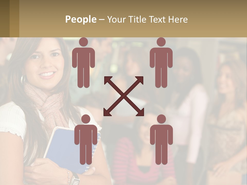 College Smile Book PowerPoint Template