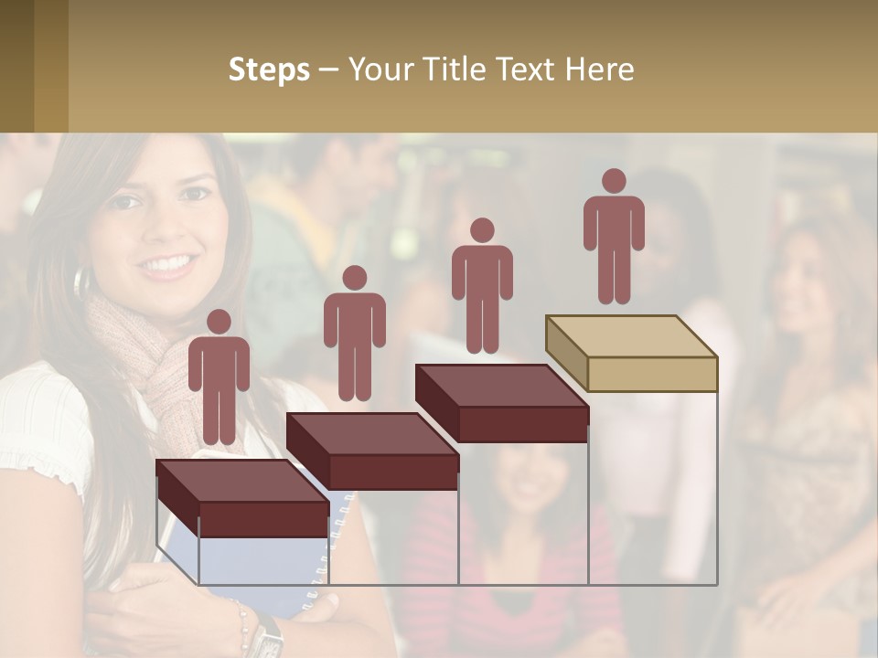 College Smile Book PowerPoint Template