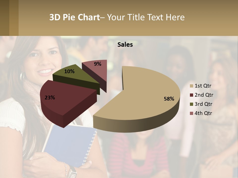 College Smile Book PowerPoint Template
