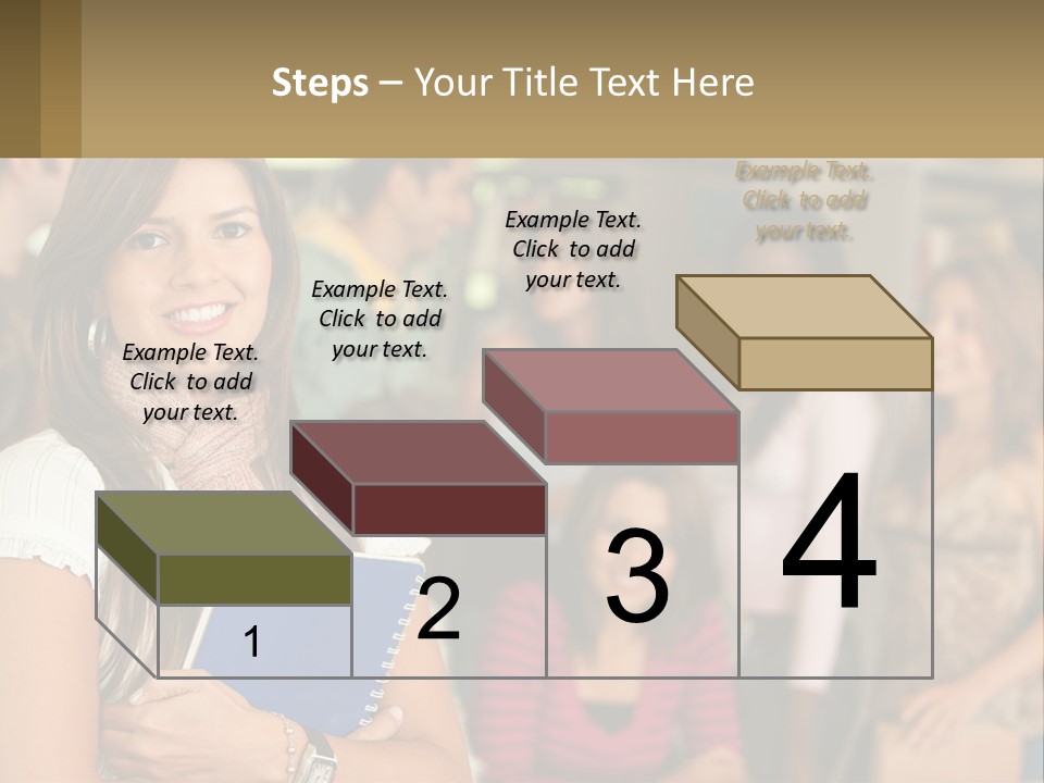 College Smile Book PowerPoint Template