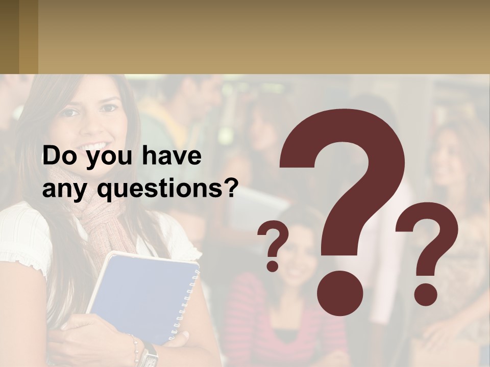 College Smile Book PowerPoint Template