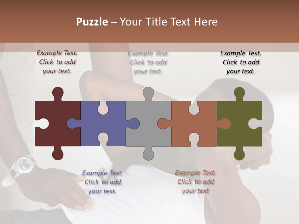 Personal Women Black PowerPoint Template