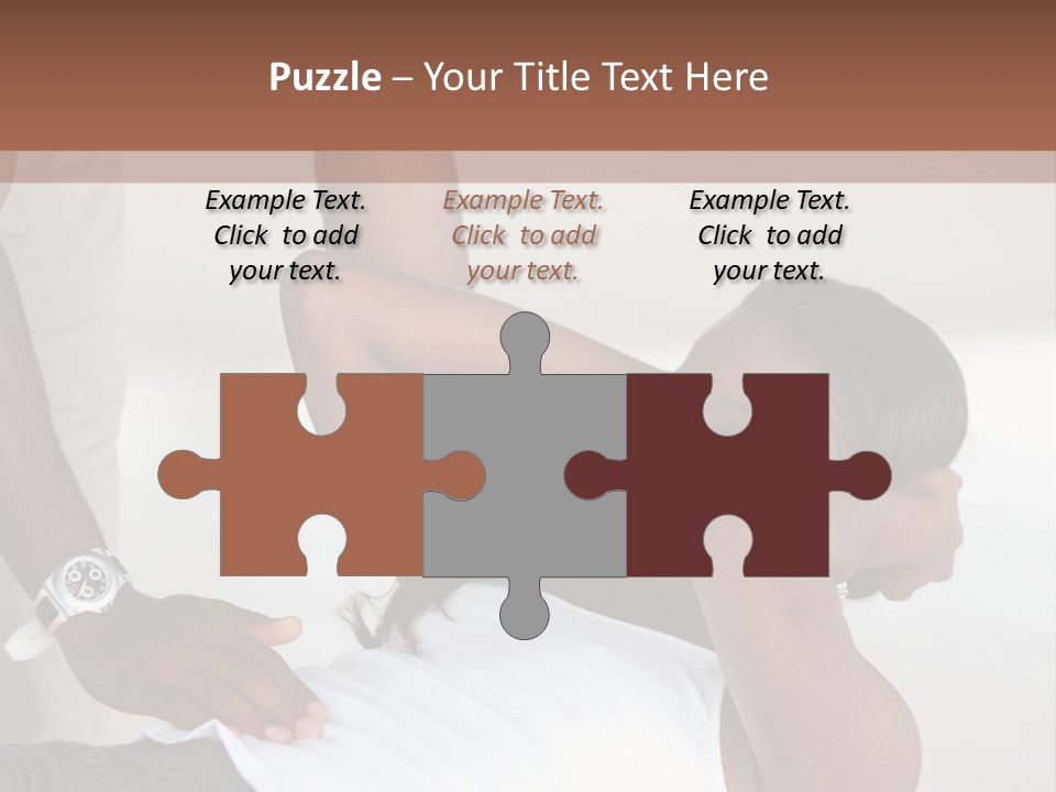 Personal Women Black PowerPoint Template