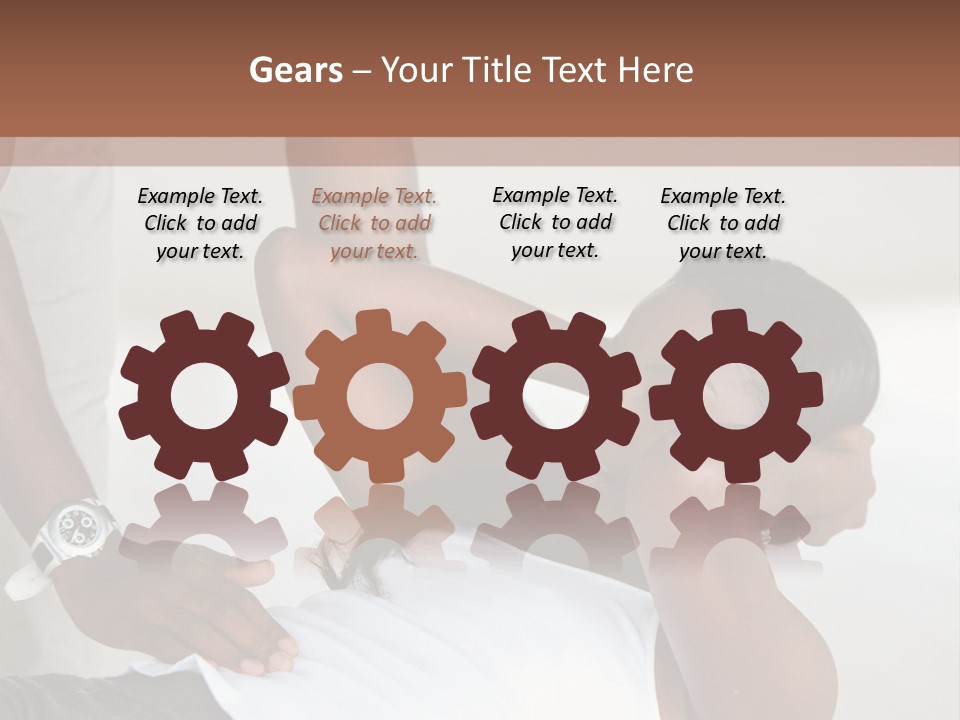 Personal Women Black PowerPoint Template