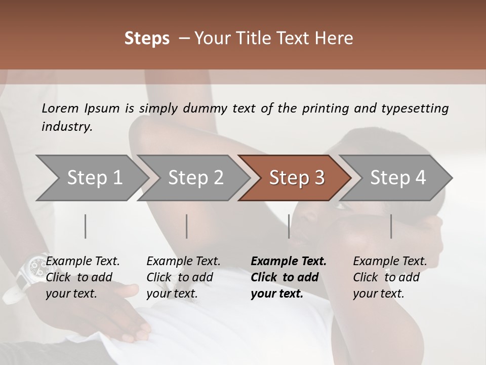 Personal Women Black PowerPoint Template