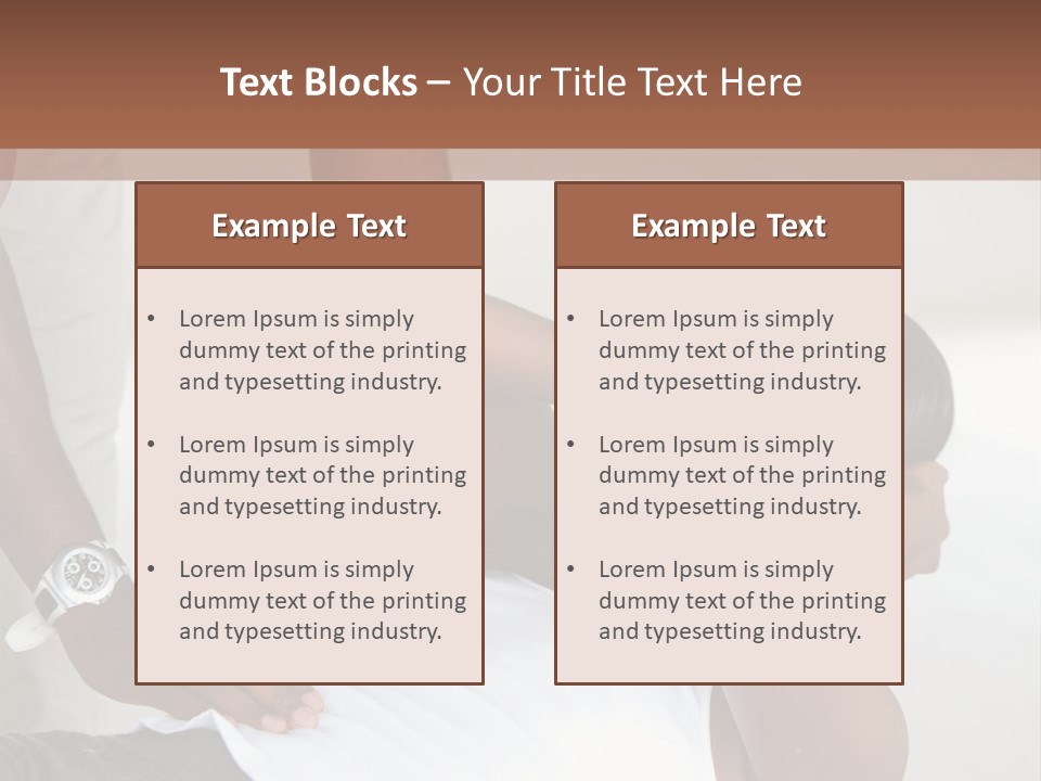 Personal Women Black PowerPoint Template