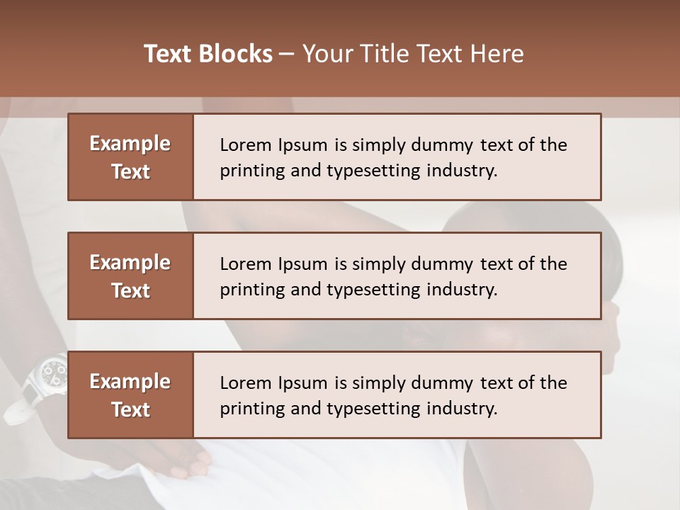 Personal Women Black PowerPoint Template