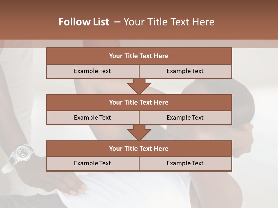 Personal Women Black PowerPoint Template