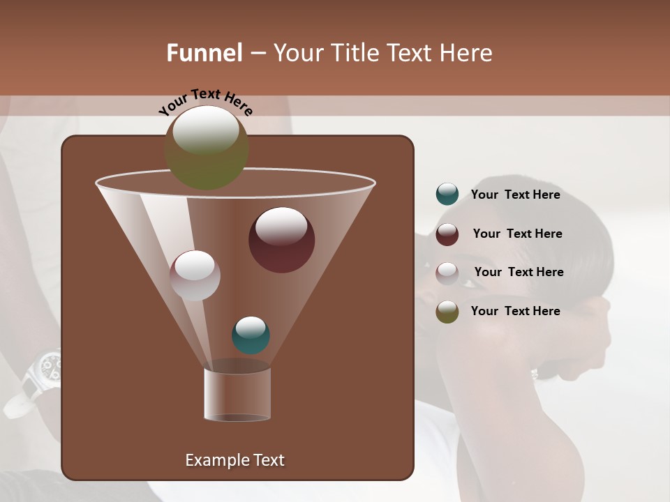 Personal Women Black PowerPoint Template