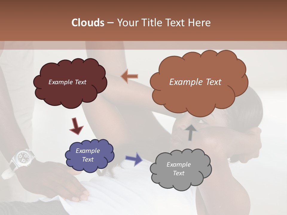 Personal Women Black PowerPoint Template