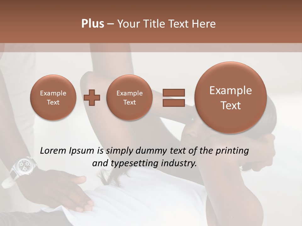 Personal Women Black PowerPoint Template