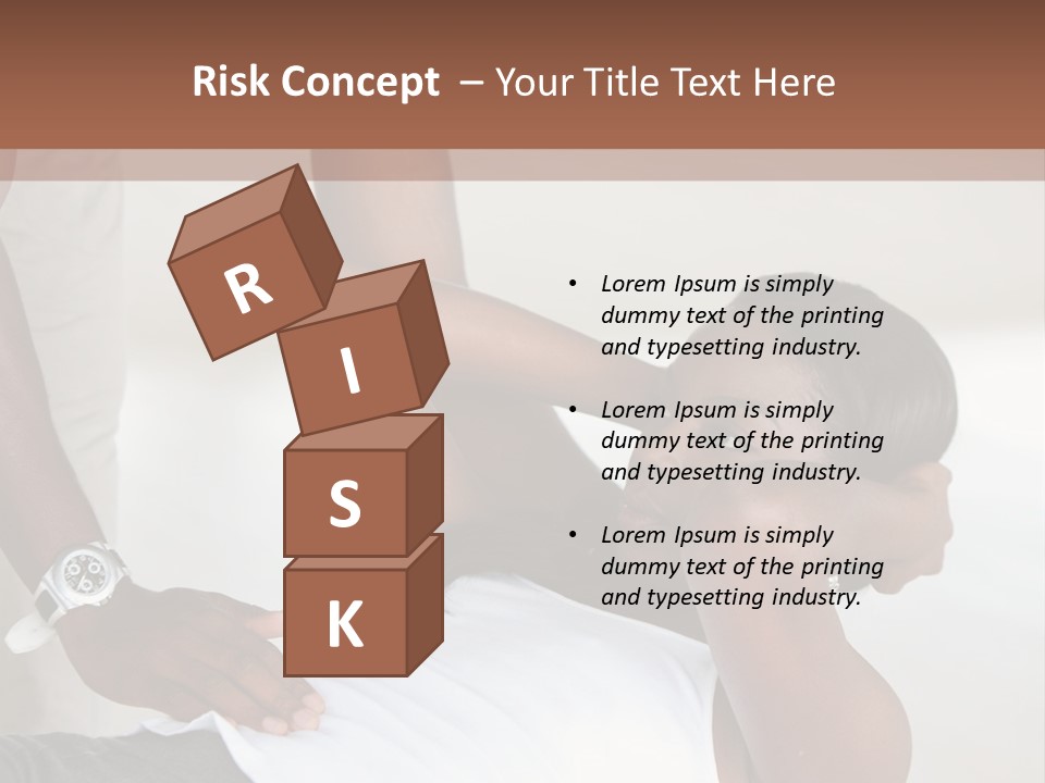 Personal Women Black PowerPoint Template