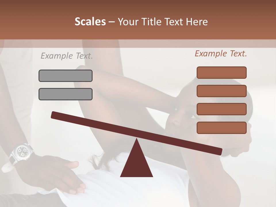 Personal Women Black PowerPoint Template