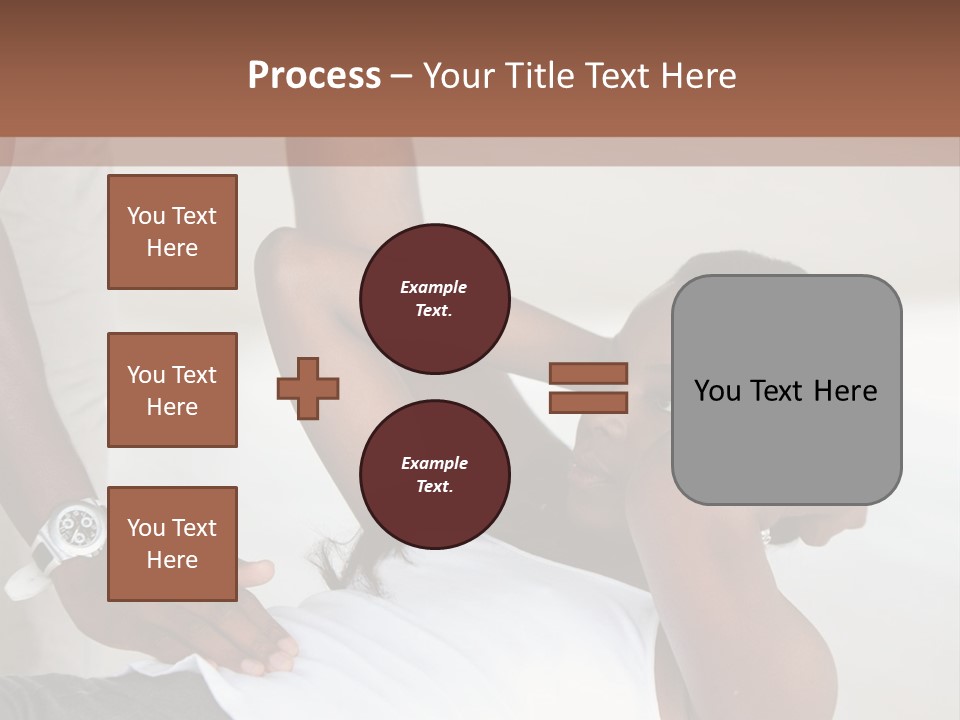 Personal Women Black PowerPoint Template