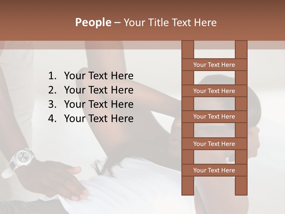 Personal Women Black PowerPoint Template