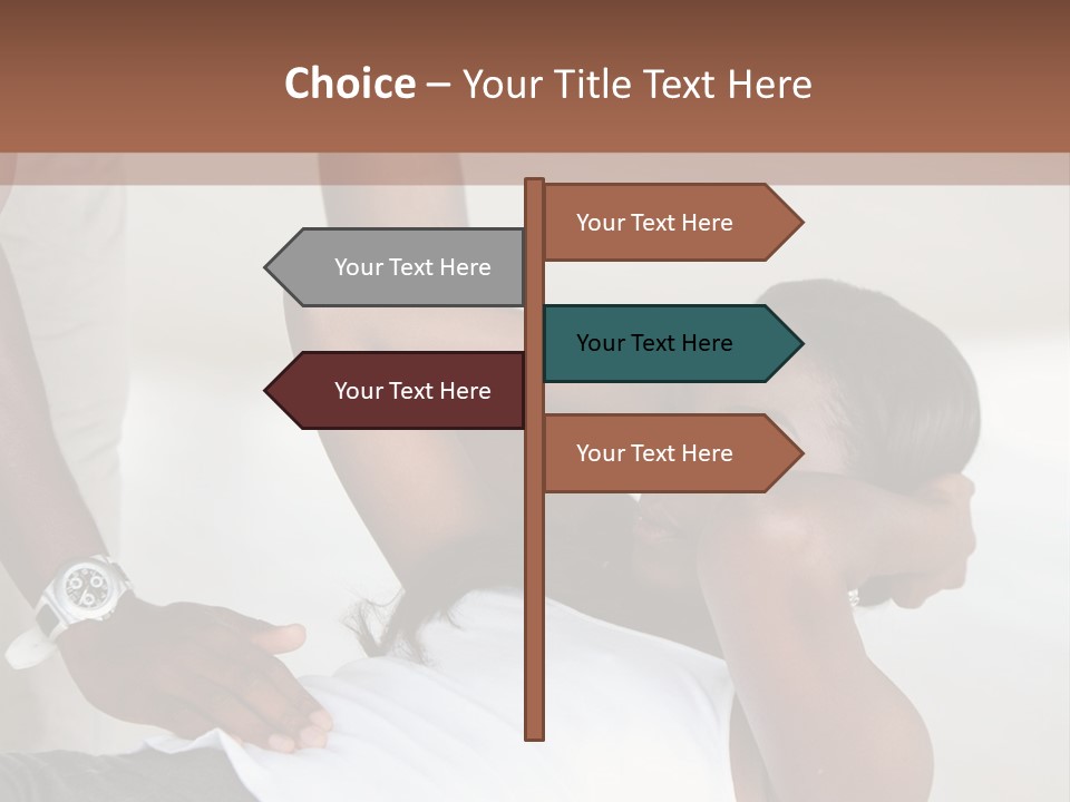 Personal Women Black PowerPoint Template